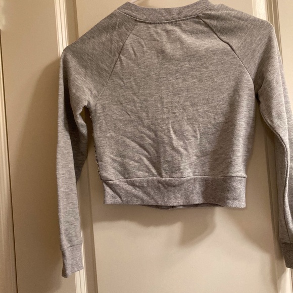 Grey Justice Sequin Sweater (size 6/7) - Picture 4 of 5